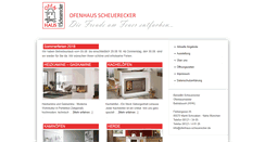 Desktop Screenshot of ofenhaus-scheuerecker.de